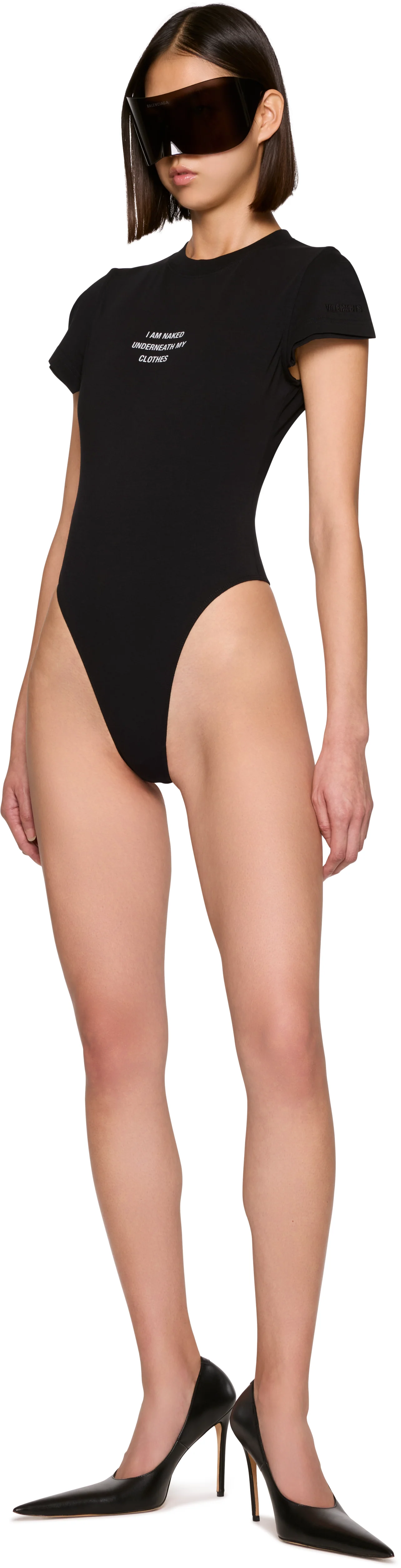 VETEMENTS 'I Am Naked Under My Clothes' Bodysuit