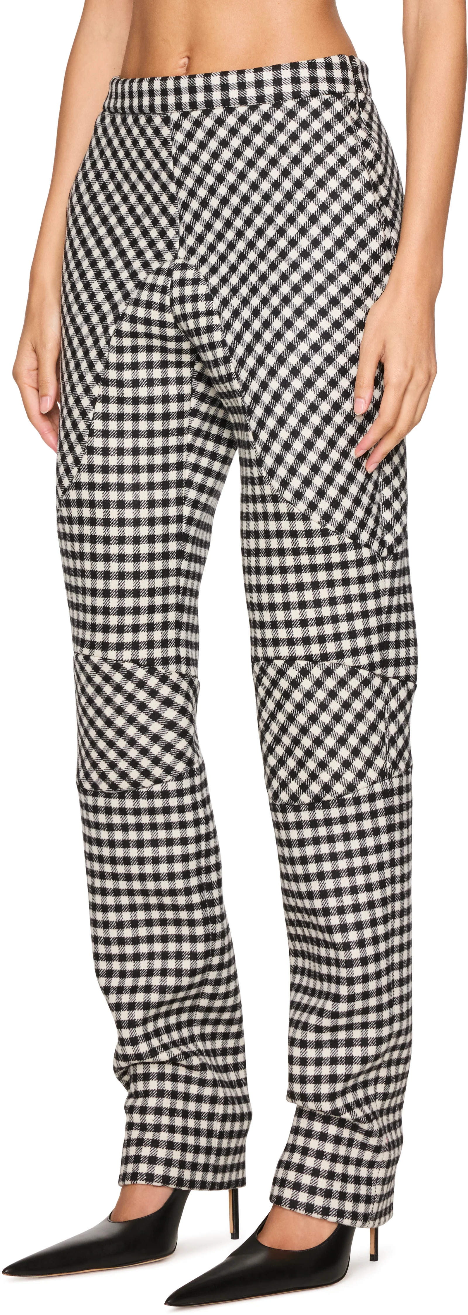 Jean Paul Gaultier Check Patchwork Trousers