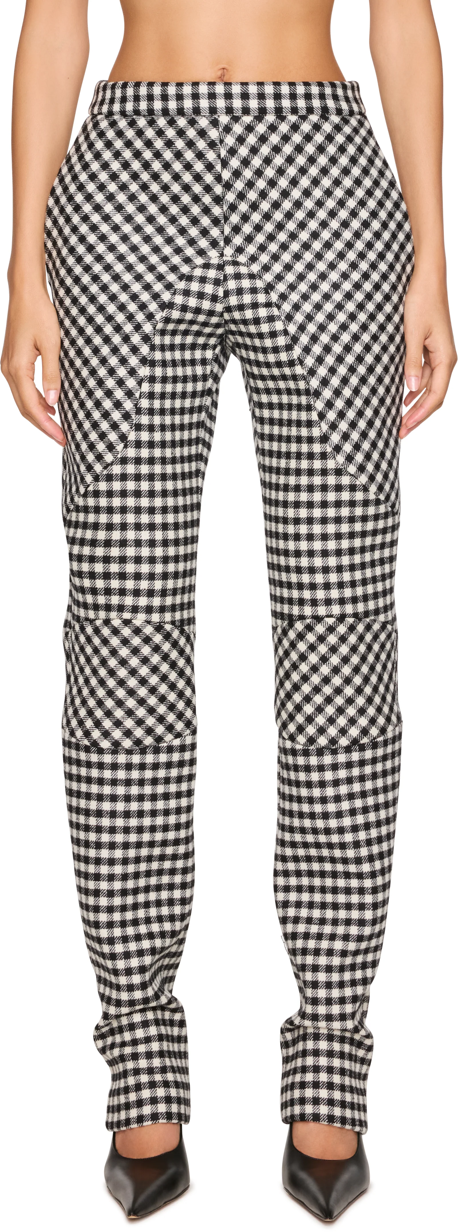 Jean Paul Gaultier Check Patchwork Trousers