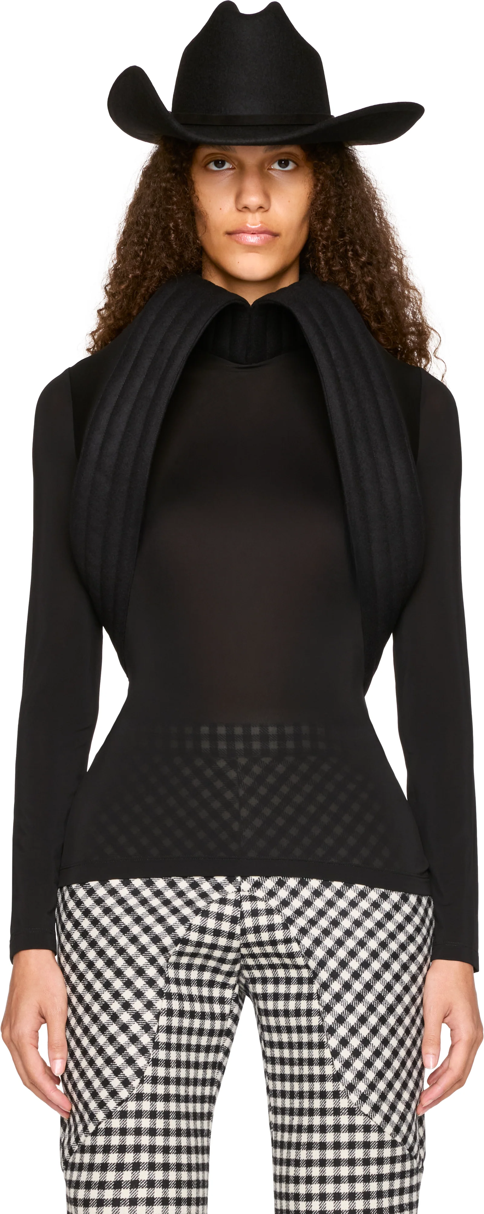 Jean Paul Gaultier Sculpted Long Sleeve Top