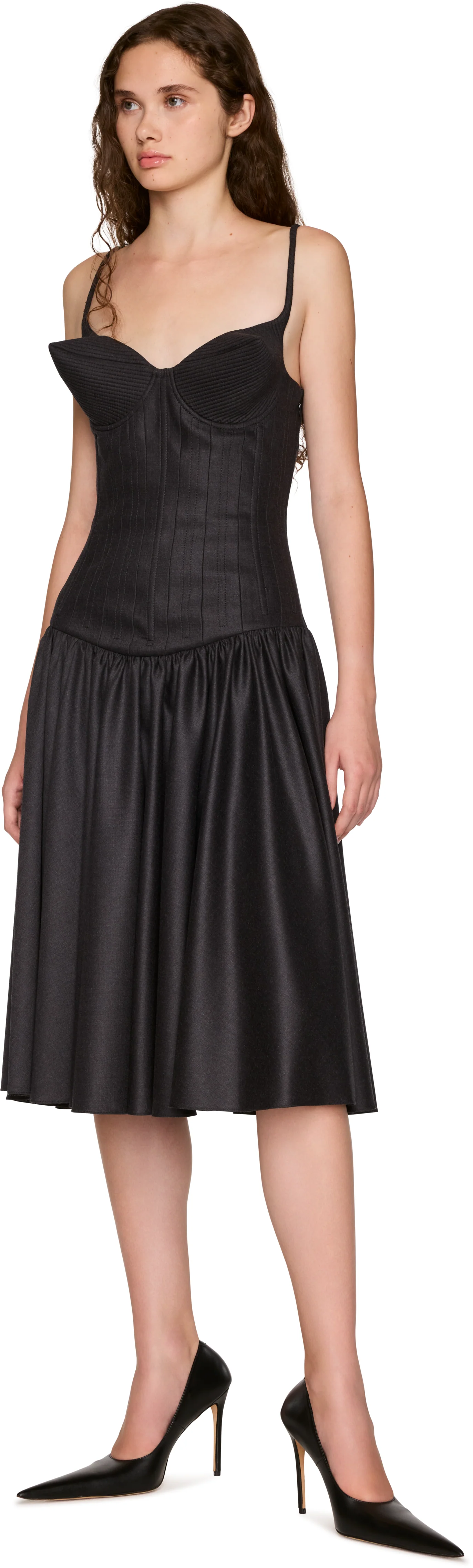 Jean Paul Gaultier Conical Midi Dress