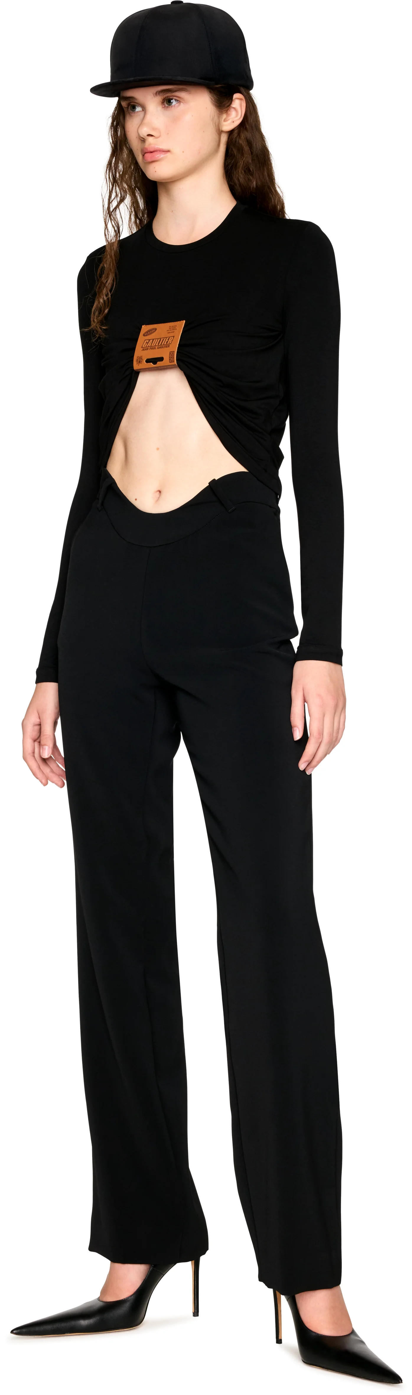 Jean Paul Gaultier Curved Tailored Trousers