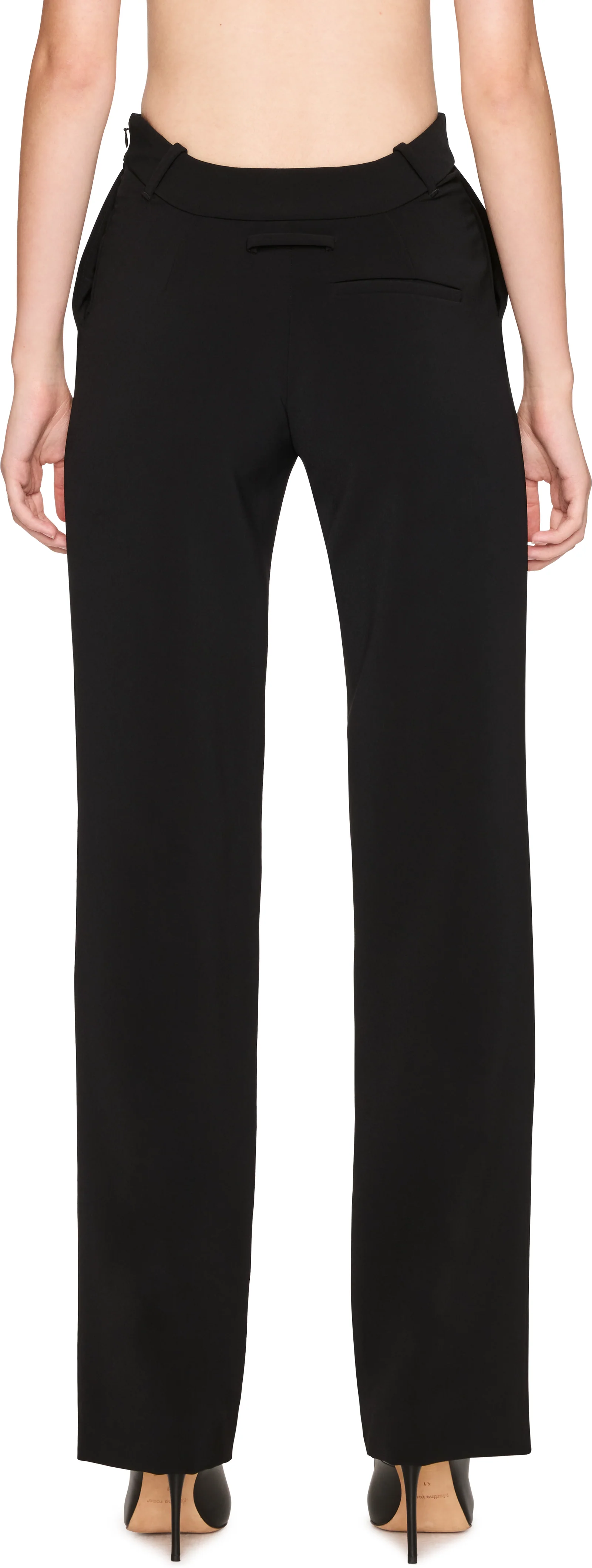 Jean Paul Gaultier Curved Tailored Trousers