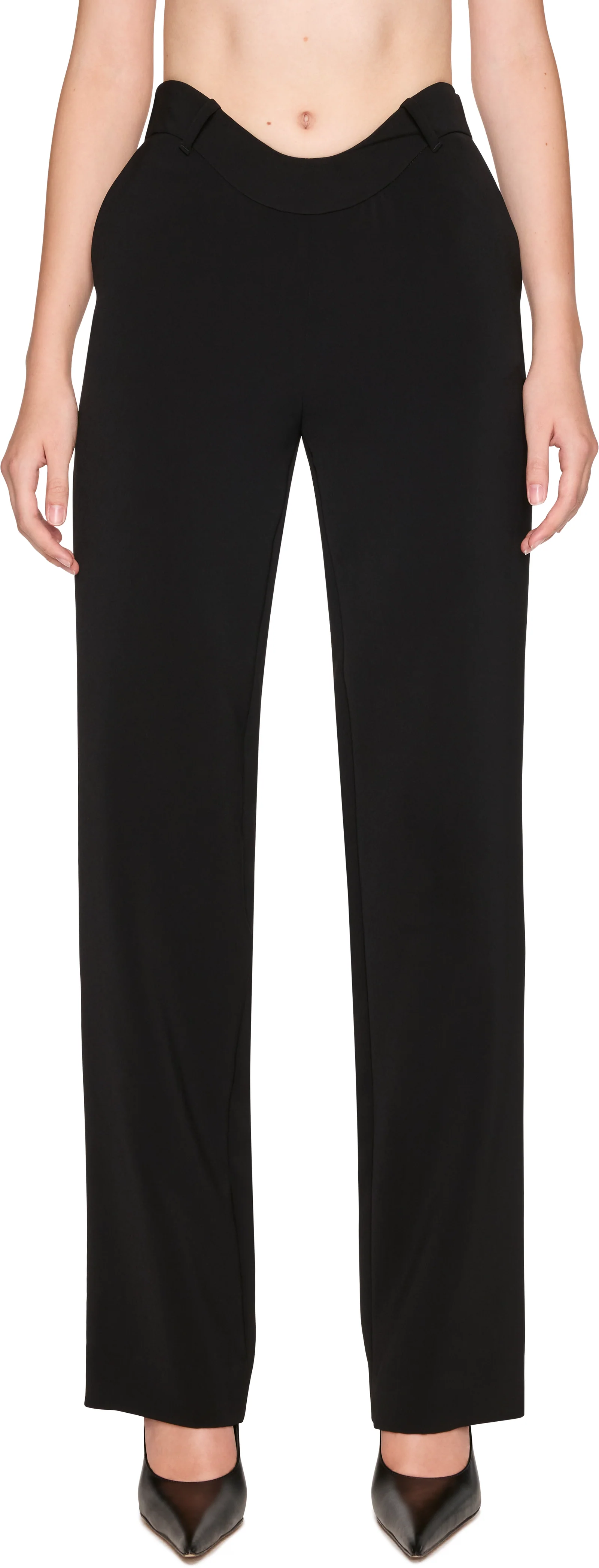 Jean Paul Gaultier Curved Tailored Trousers