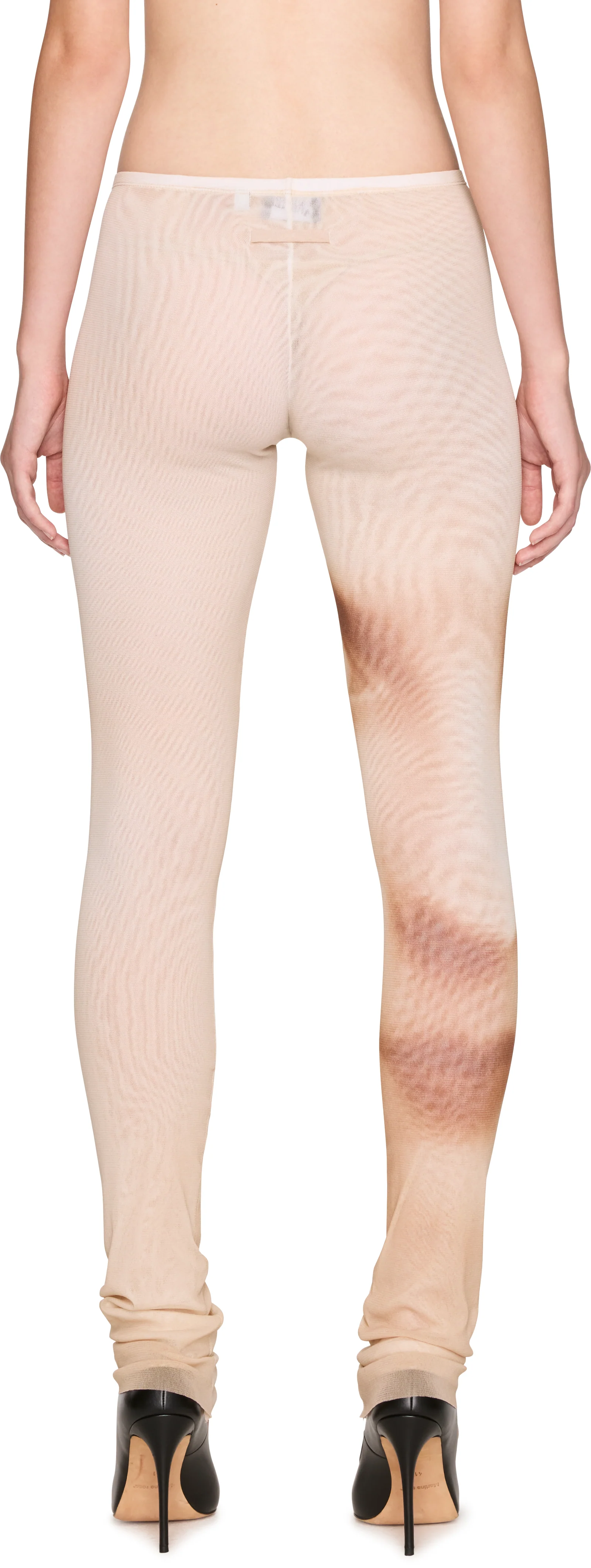 Jean Paul Gaultier Face Flared Leggings