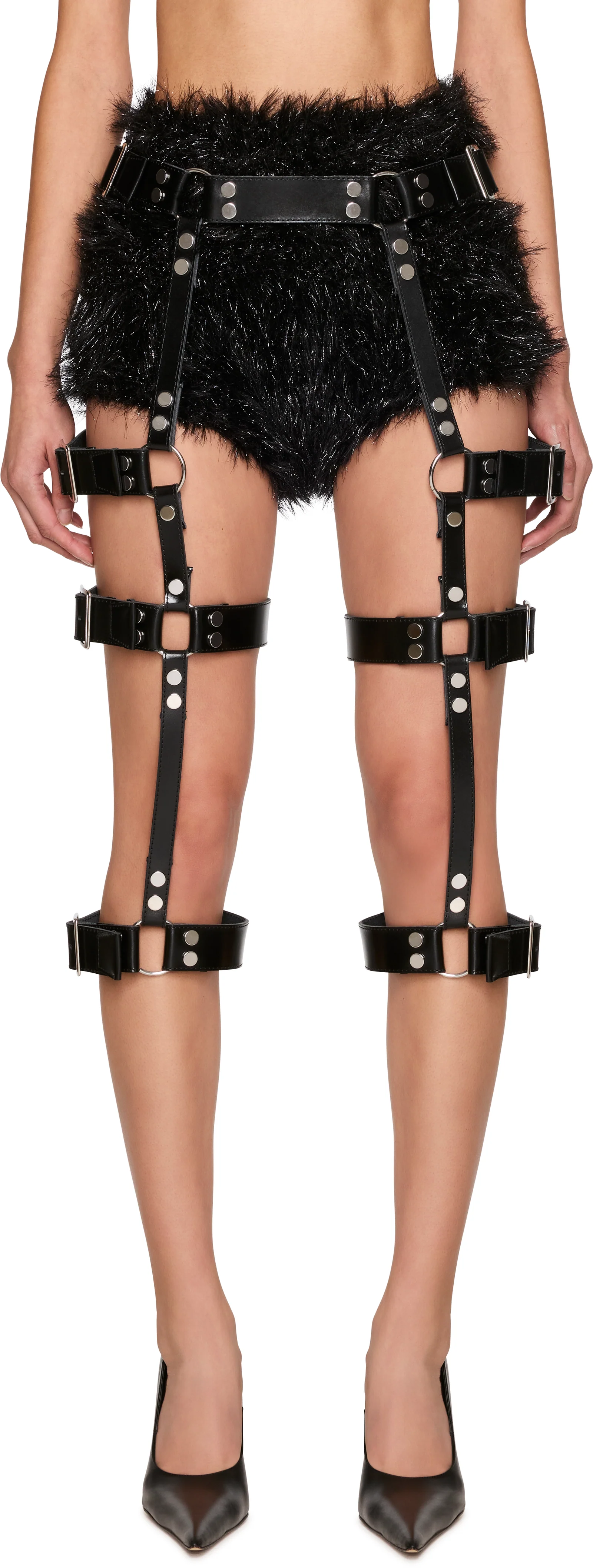 Junya Watanabe Innerraum x Junya Watanabe Leather Leg Harness