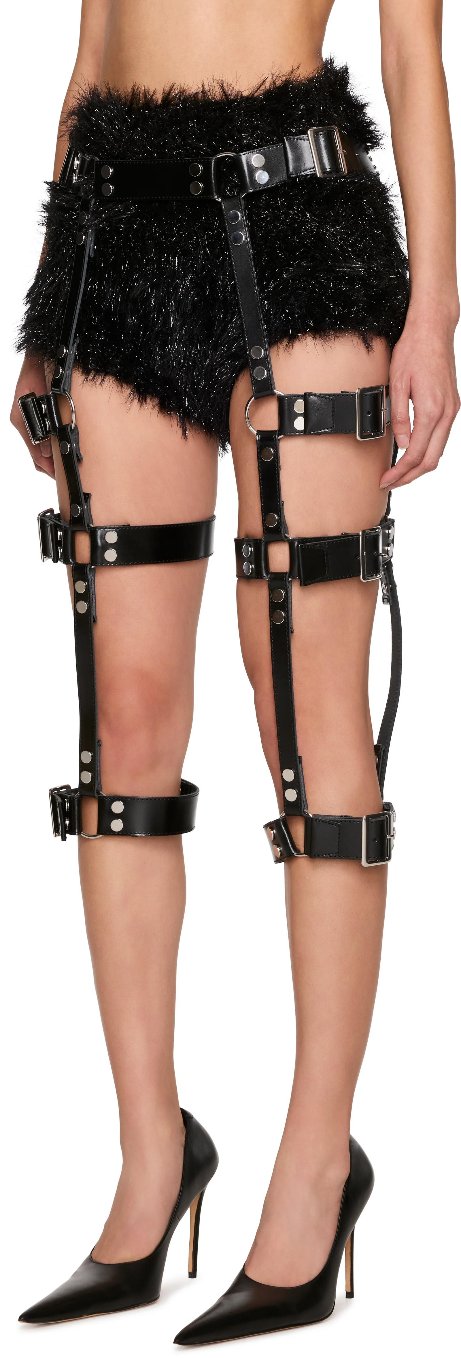 Junya Watanabe Innerraum x Junya Watanabe Leather Leg Harness