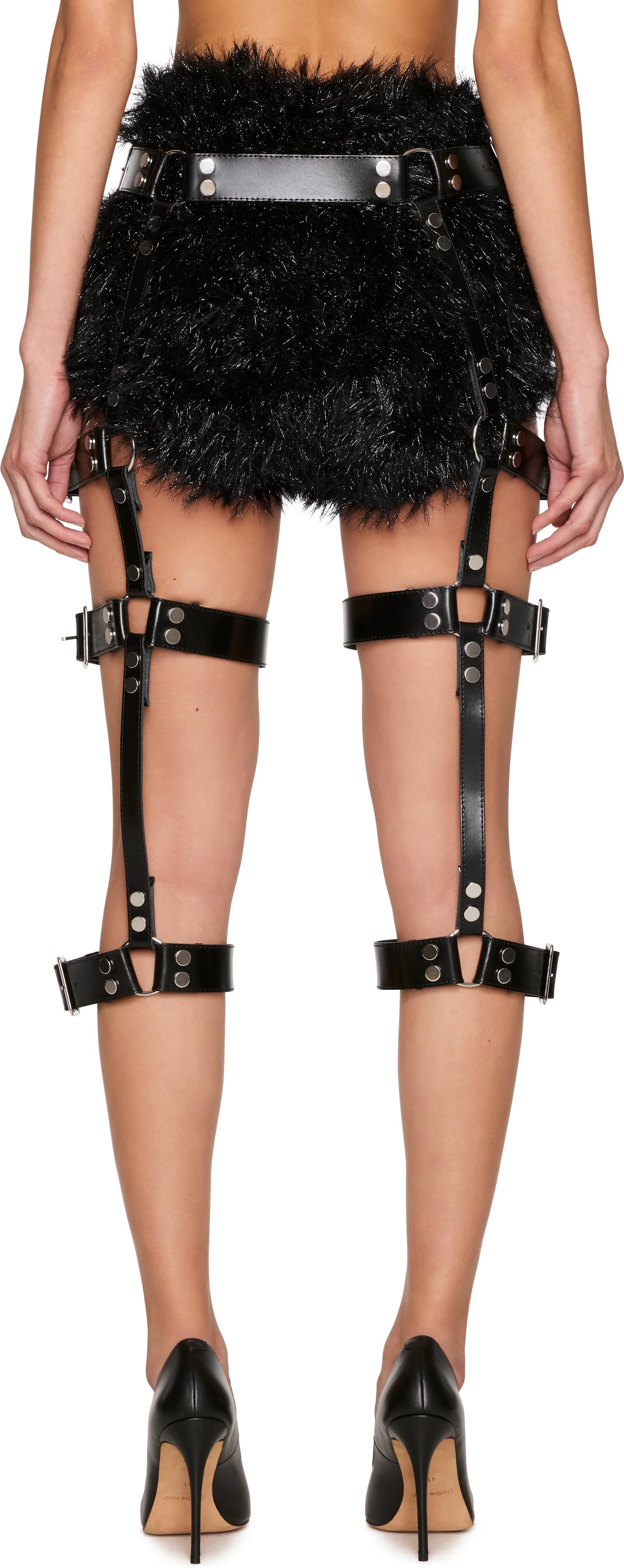 Junya Watanabe Innerraum x Junya Watanabe Leather Leg Harness