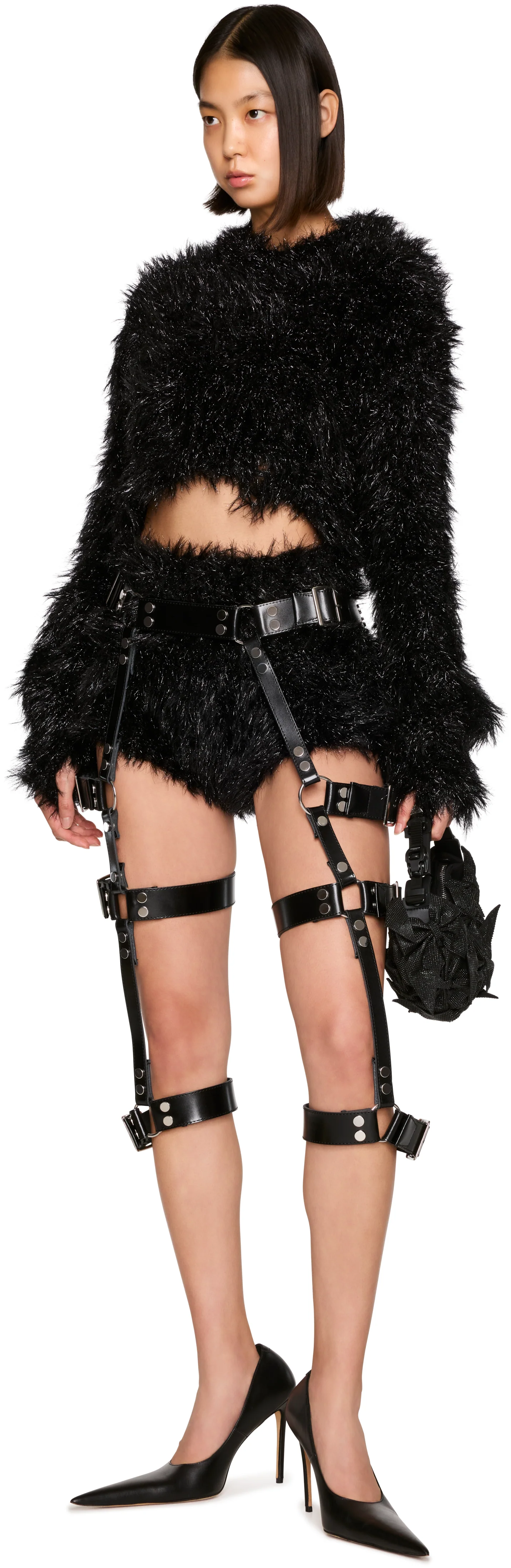 Junya Watanabe Innerraum x Junya Watanabe Leather Leg Harness