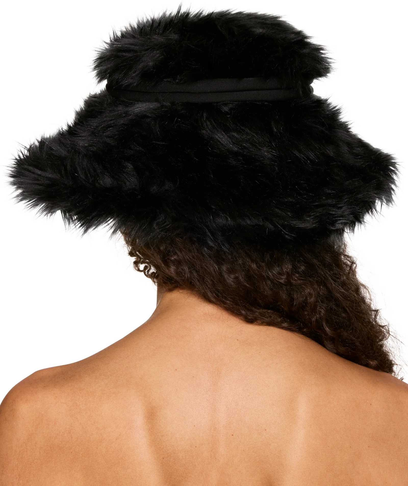 Junya Watanabe Faux-Fur Bucket Hat