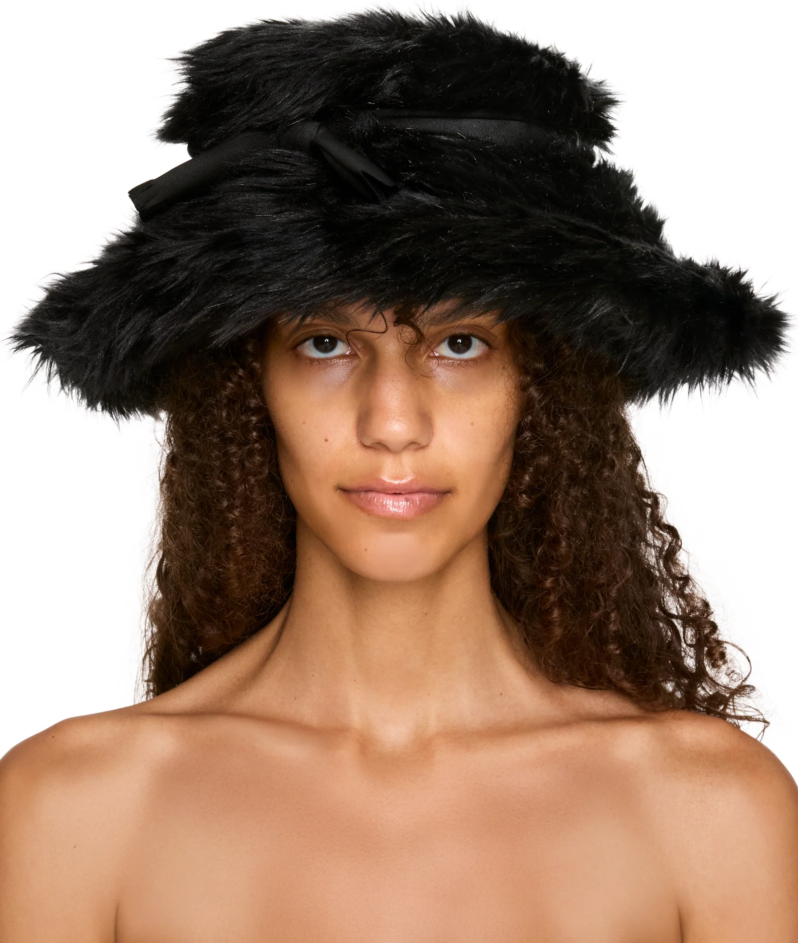 Junya Watanabe Faux-Fur Bucket Hat