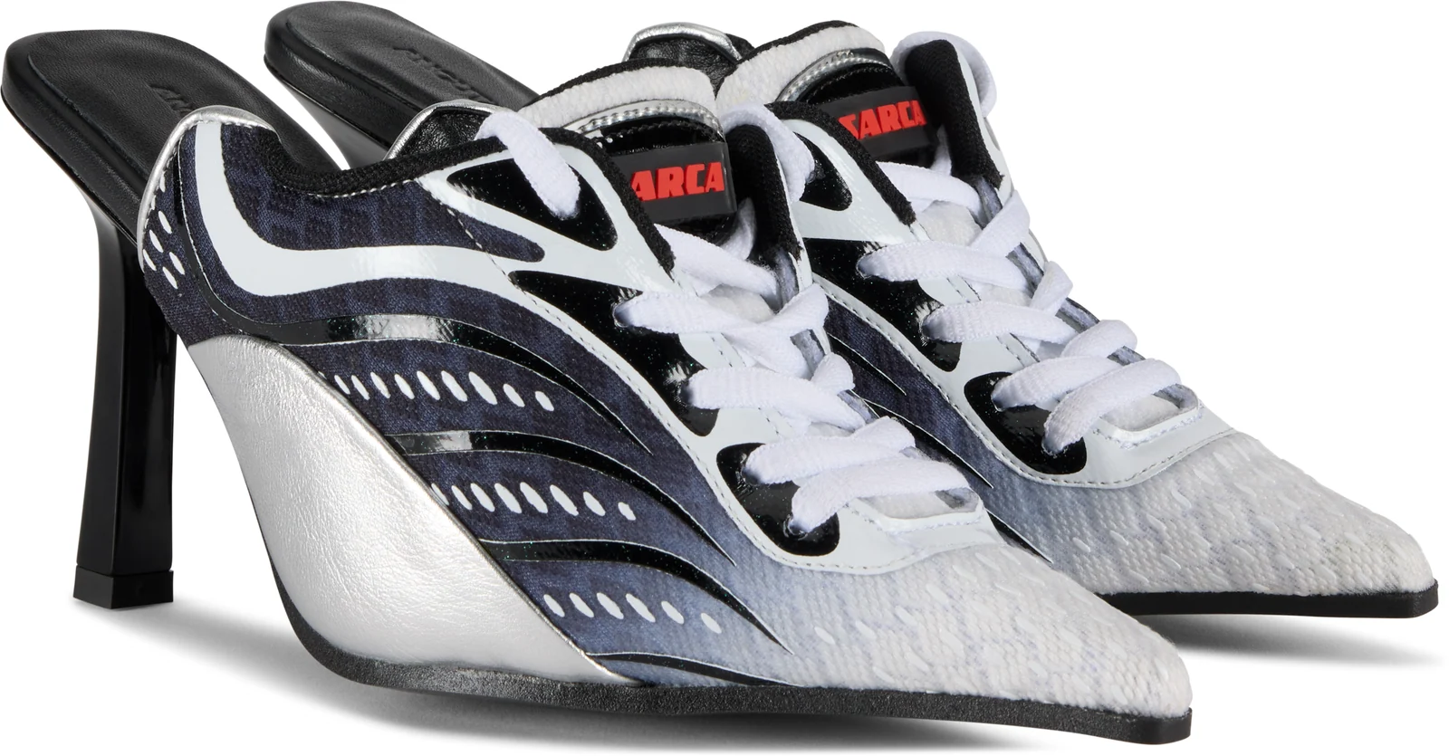 Ancuta Sarca Olympia Upcycled Sneaker High Heel Mules